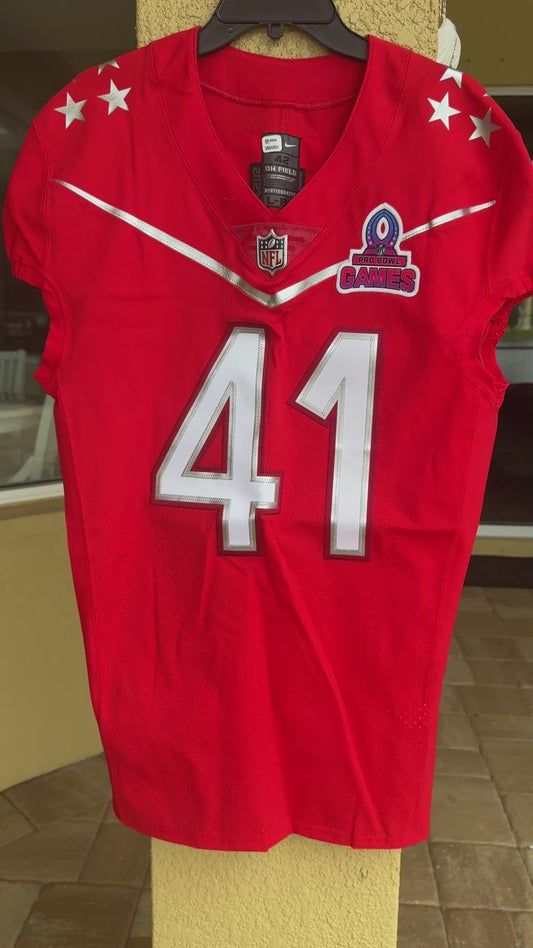Josh Allen Game Issued💪Pro Bowl Games Jacksonville Jaguars 🐆 Nike NFL Jersey👕Inc. PSA COA 🛡️