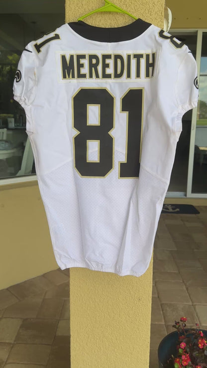 Cameron Meredith GAME WORN 💪 10/21/18 PHOTO MATCHED 📸 New Orleans Saints Nike NFL Jersey 👕 vs. Baltimore Ravens - PSA Authenticated 🛡️