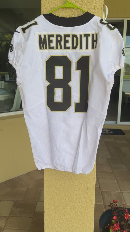 Cameron Meredith GAME WORN 💪 10/21/18 PHOTO MATCHED 📸 New Orleans Saints Nike NFL Jersey 👕 vs. Baltimore Ravens - PSA Authenticated 🛡️
