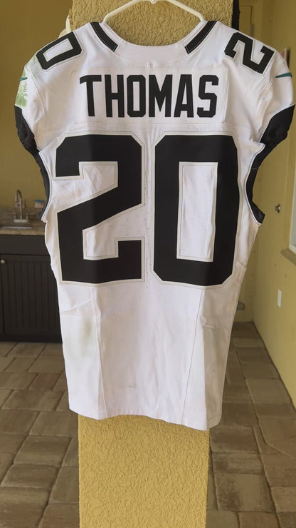 Daniel Thomas GAME WORN 💪 12/22/2024 Jacksonville Jaguars 🐆 Nike NFL Jersey 👕 vs. Las Vegas Raiders