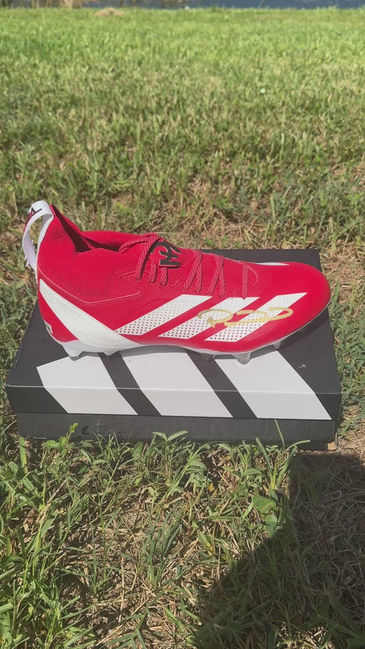 Patrick Mahomes Hand-Signed First Official Branded Kansas City Chiefs Cleat - Limited Edition💯