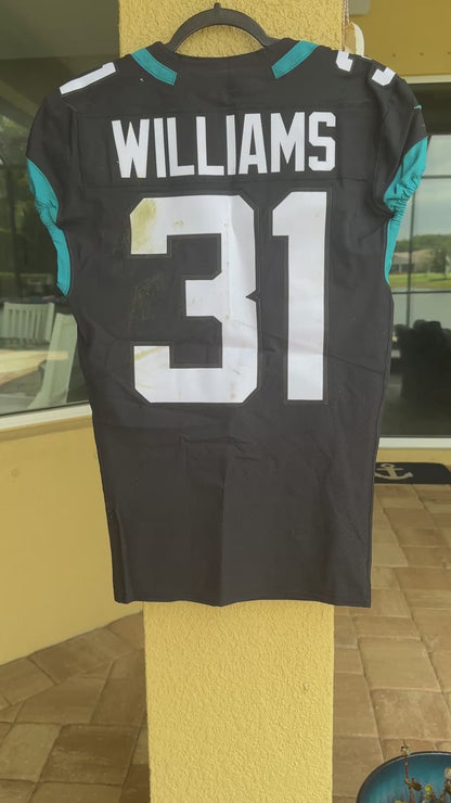 Darious Williams GAME WORN 💪 (10/30/22) PHOTO MATCHED 📸 Jaguars Nike NFL Jersey 👕 vs. Denver Broncos in London