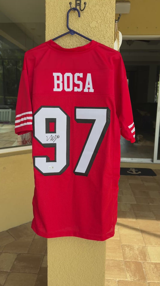Nick Bosa Signed🖊️San Francisco 49ers NFL Jersey👕 PSA Authenticated 🏈