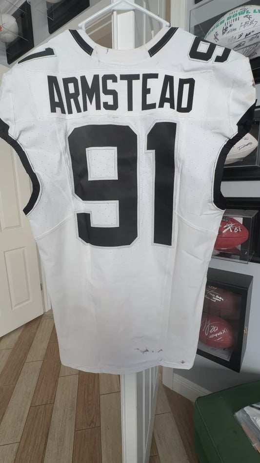 Arik Armstead GAME-USED💪10/13/24 Jacksonville Jaguars🐆NFL Jersey👕vs.Bears🌍