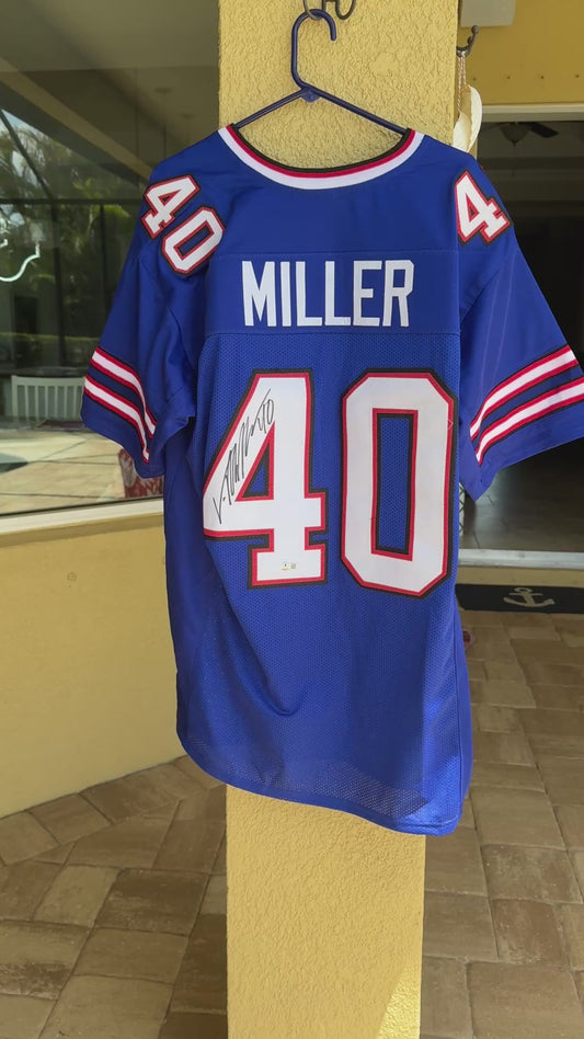 Von Miller Hand-Signed✍️Buffalo Bills🦬NFL Jersey👕Beckett COA🛡️