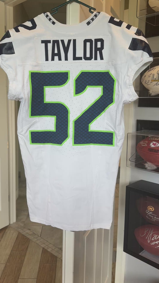 Darrell Taylor GAME-WORN💪09/17/2023 Seahawks Nike NFL Jersey👕vs. Detriot Lions🦁includes COA
