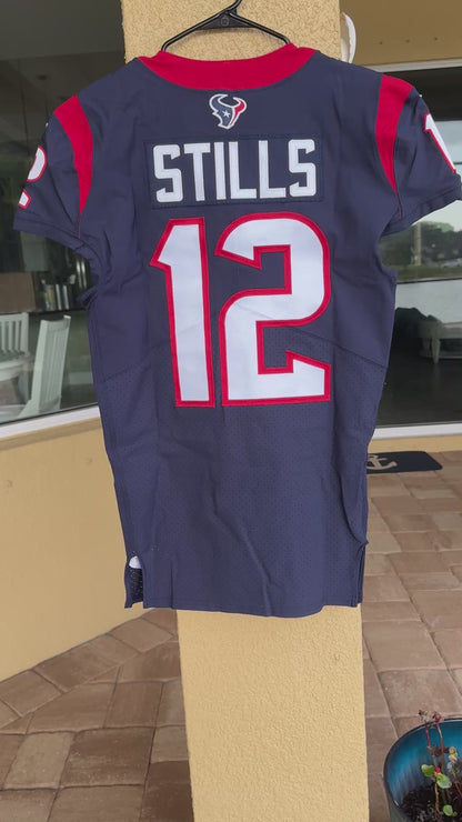Kenny Stills GAME WORN 🔥11/22/2020 Houston Texans Nike NFL Jersey 🧵vs New England Patriots Also includes COA 🛡️