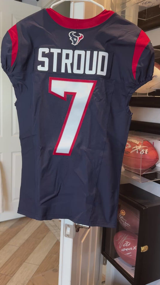 C. J. Stroud TEAM-ISSUED 💪 Houston Texans 🐂 Nike NFL Jersey 👕 Also Includes COA 🔥