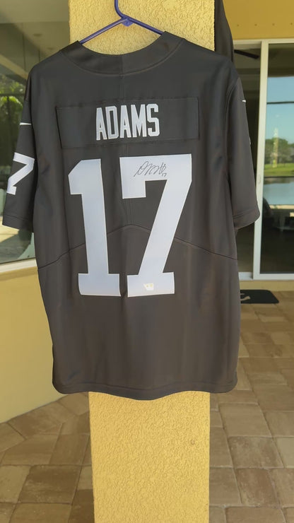 Davante Adams Signed✍️Las Vegas Raiders🏴Nike Limited NFL Jersey👕(Fanatics)