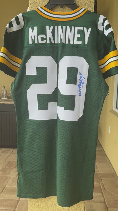 Xavier McKinney Hand SIGNED ✍️ and TEAM-ISSUED 💪 Green Bay Packers Authentic NFL Jersey👕Also includes PSA Authentication 📏