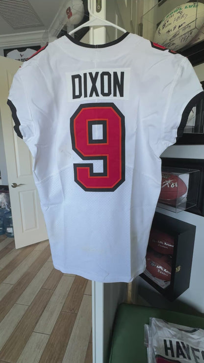 Riley Dixon GAME WORN 💪 11/09/25 Buccaneers On-Field NFL Jersey 👕 vs. Patriots Includes COA 📄