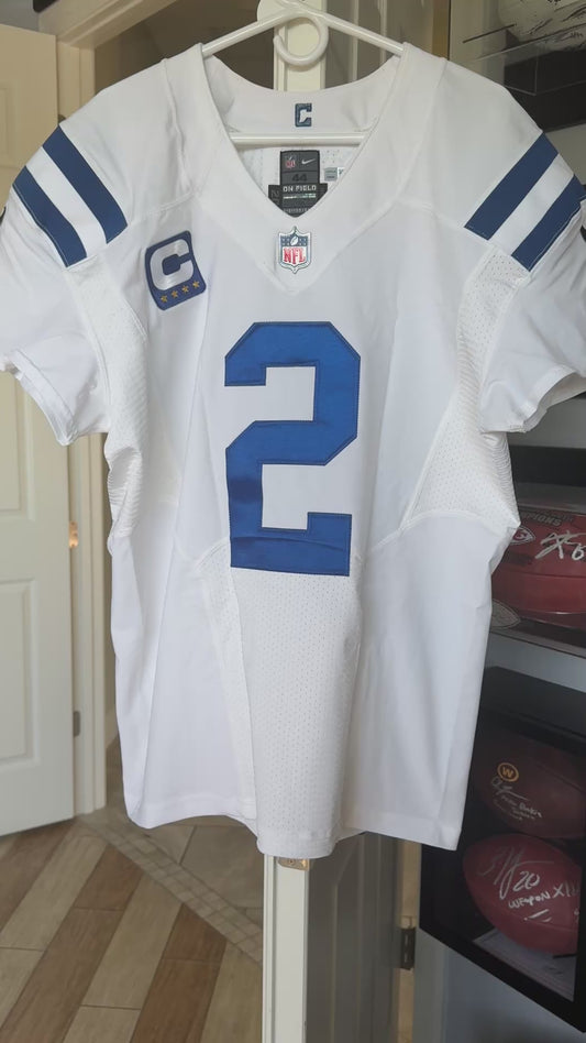 Matt Ryan GAME/TEAM ISSUED 💪 Indianapolis Colts 🐎 Nike NFL Jersey 👕 Includes COA📄