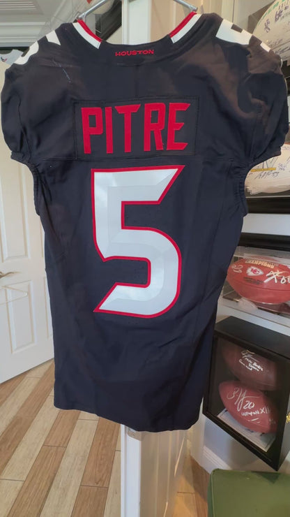 Jalen Pitre GAME USED 💪 09/07/2025 Houston Texans Nike NFL Jersey 🎽 vs. Los Angeles Rams 🐏 Inc.COA 🛡️
