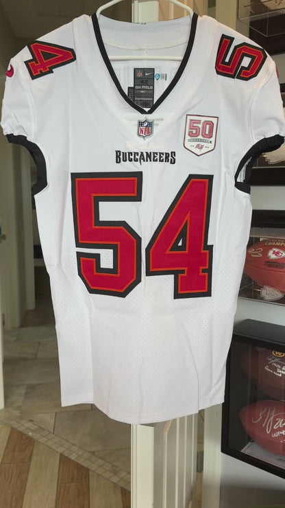 Lavonte David TEAM-ISSUED💪Tampa Bay Buccaneers🏴‍☠On-Field Nike NFL Jersey🎽White