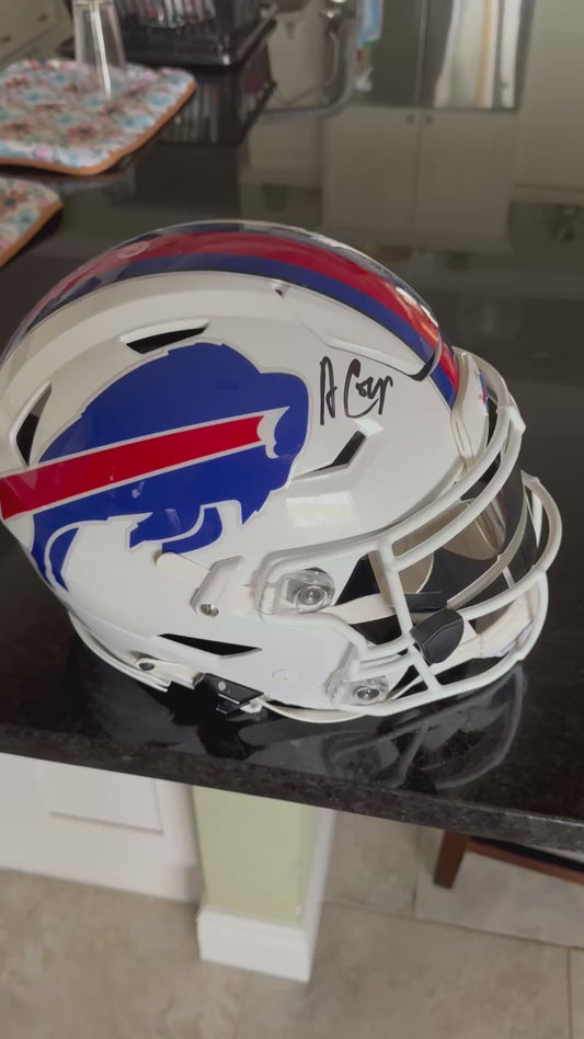 Amari Cooper Hand-Signed✍️Buffalo Bills🐃Full-Size SPEEDFLEX Authentic NFL Helmet
