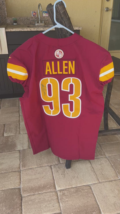 Jonathan Allen Hand-Signed Washington Commanders Authentic On-Field Nike NFL Jersey