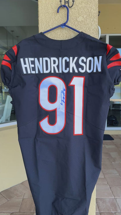 Trey Hendrickson Signed✍️Cincinnati Bengals🐅Authentic Nike NFL Jersey👕🧡🖤