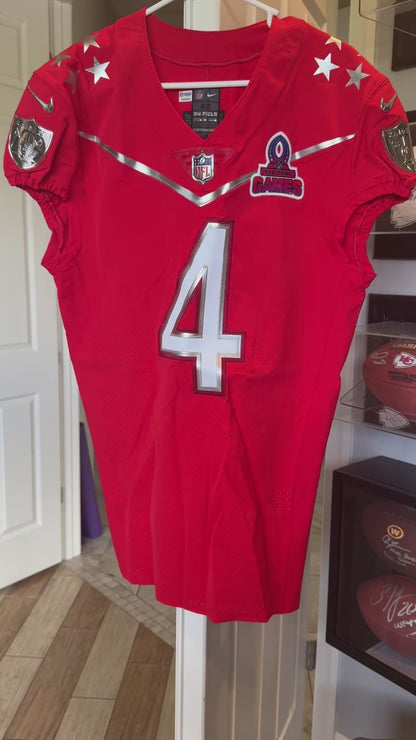 Derek Carr Game-Issued🦾Pro Bowl NFL On-Field Jersey👕Las Vegas Raiders🏴‍☠