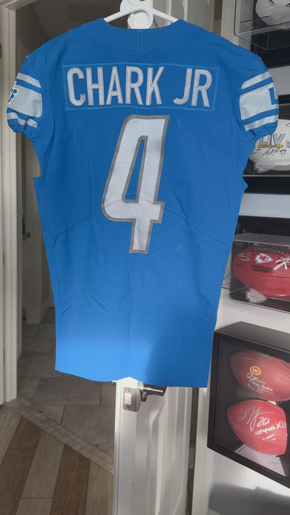 D.J. Chark Jr. GAME WORN💪Detroit Lions🦁Nike NFL Jersey👕 also includes PSA Certification🛡️
