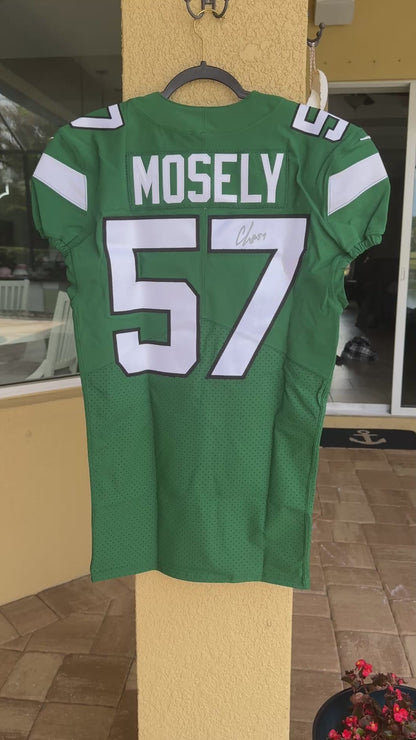 C.J. Mosley Hand Signed ✍️ New York Jets AUTHENTIC Nike NFL Jersey 👕 Also inc. PSA COA📄