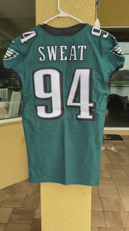 Josh Sweat GAME-USED💪11/14/2022 Philadelphia Eagles🦅NFL Jersey👕vs Washington Commanders Inc. PSA Cert