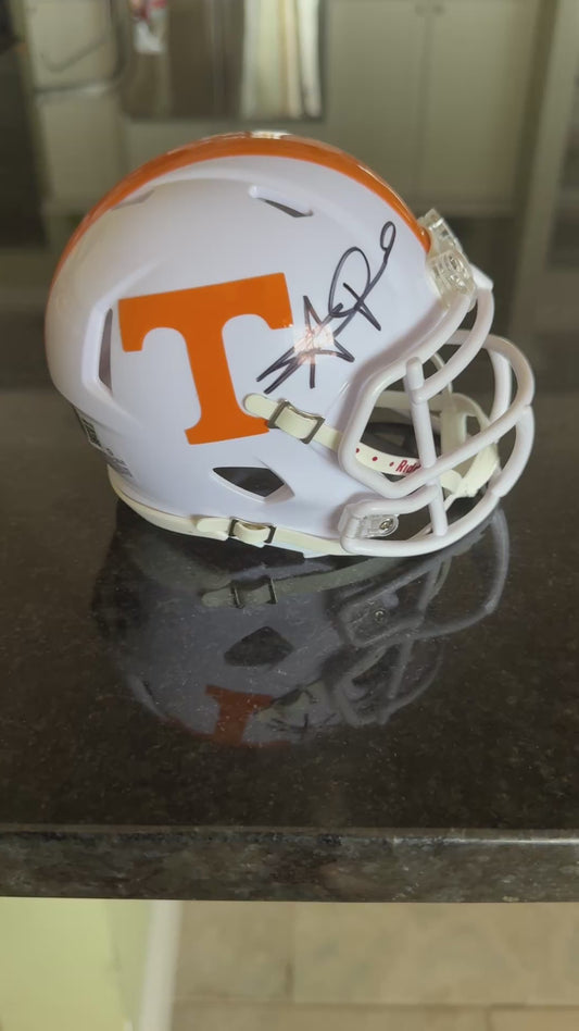Alvin Kamara Hand-Signed✍️Tennessee Volunteers Speed Mini-Helmet NFL Memorabilia