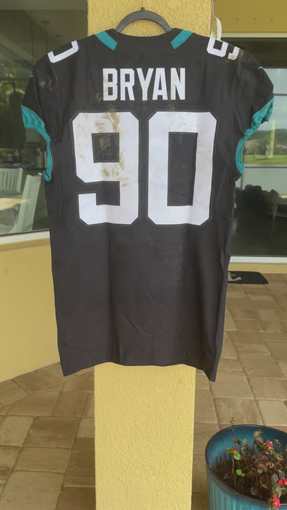 Taven Bryan GAME USED 10/28/18 PHOTO MATCHED 📸 Jacksonville Jaguars Nike NFL Jersey vs. Philadelphia Eagles at Wembley Stadium London
