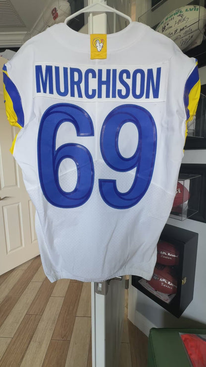 Larrell Murchison TEAM ISSUED Los Angeles Rams Nike NFL On-Field Jersey Inc. COA 📄