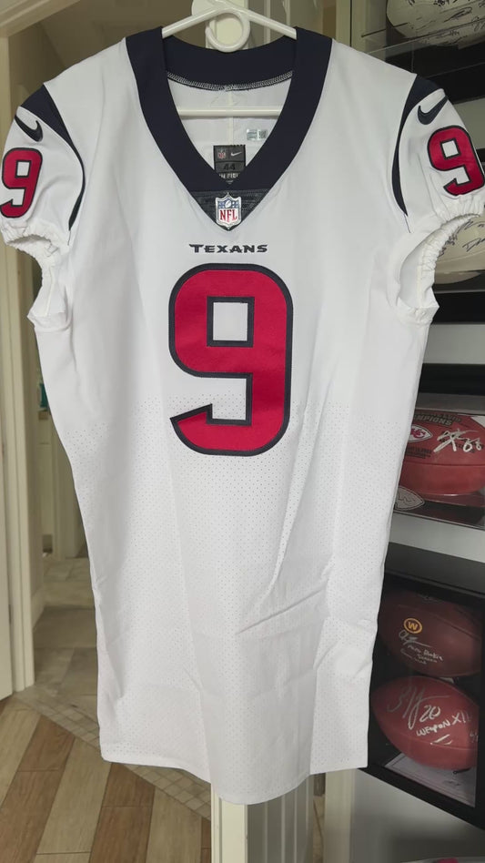 Brevin Jordan TEAM ISSUED 💪🏽 Houston Texans 🐂 Nike NFL Jersey 👕 Also Includes COA 🛡️
