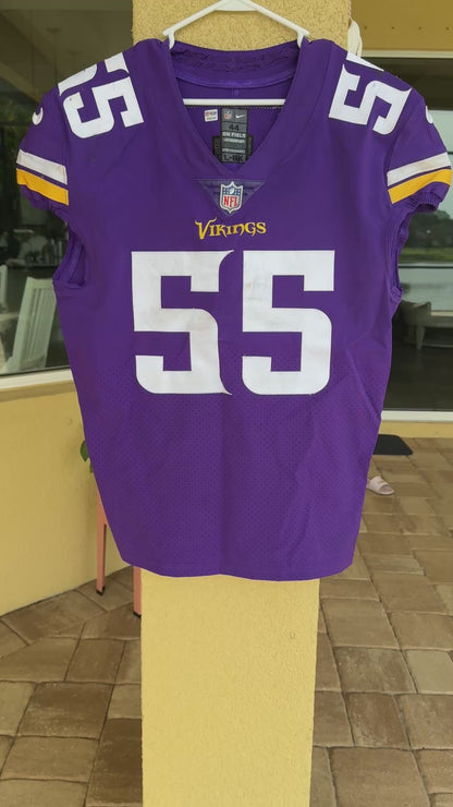 Za'Darius Smith GAME USED 10/09/22 PHOTO MATCHED 📸 Minnesota Vikings Nike NFL Jersey 👕 vs. Chicago Bears 🐻 PSA Authenticated 🛡️