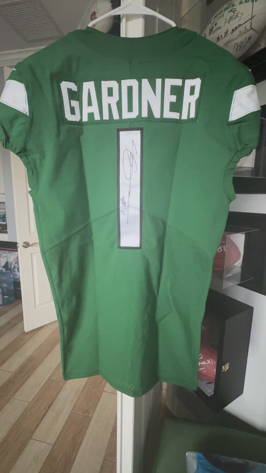Sauce Gardner Hand Signed 🟢 New York Jets AUTHENTIC Nike NFL Jersey Inc. PSA Certification 🛡️
