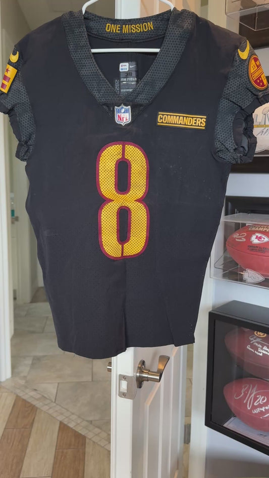 Brian Robinson Jr. GAME-WORN💪10/05/23 Washington Commanders On-Field NFL Jersey vs.Chicago Bears Crucial Catch Matchup
