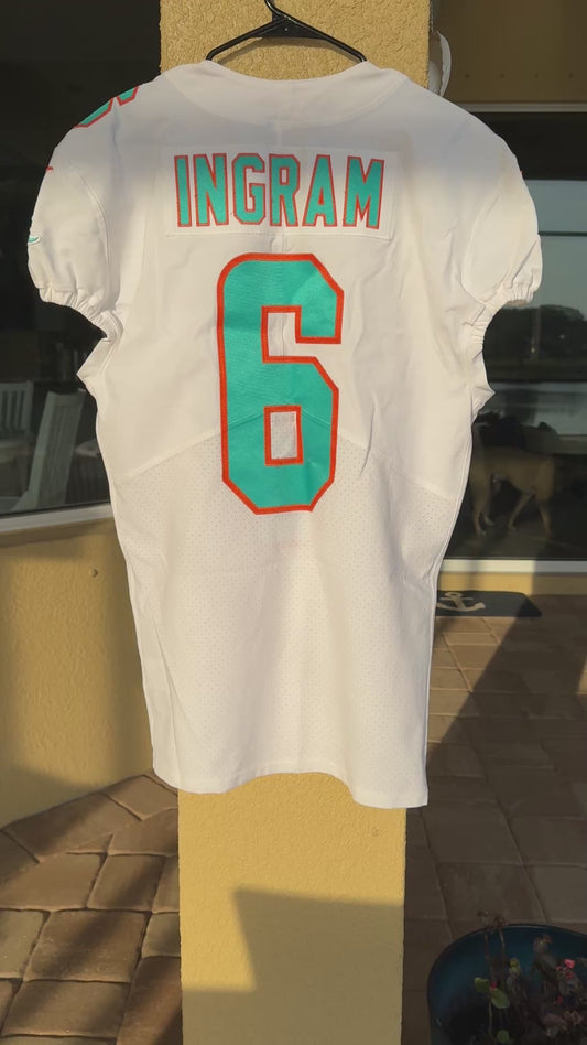 Melvin Ingram GAME ISSUED 💪 Miami Dolphins 🐬 Nike On-Field NFL Jersey👕 Inc. PSA Authenticity 🛡️