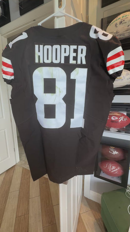 Austin Hooper GAME-WORN 11/15/20💪PHOTO-MATCHED📸Cleveland Browns NFL Jersey👕vs. Houston Texans