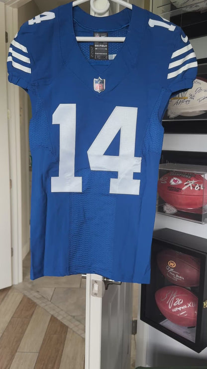 Alec Pierce TEAM ISSUED 💪 Indianapolis Colts 🐎 Nike NFL Jersey Includes COA 🛡️