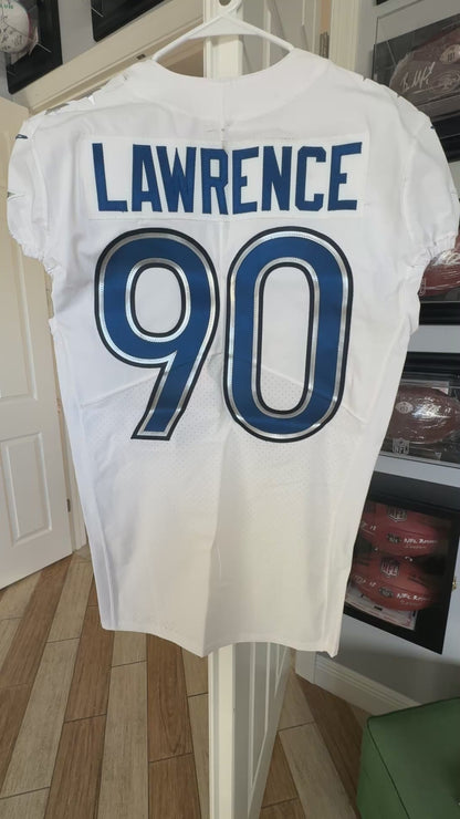 DeMarcus Lawrence GAME ISSUED 💪 Dallas Cowboys Pro Bowl Games Nike NFL Jersey 👕 Also includes COA