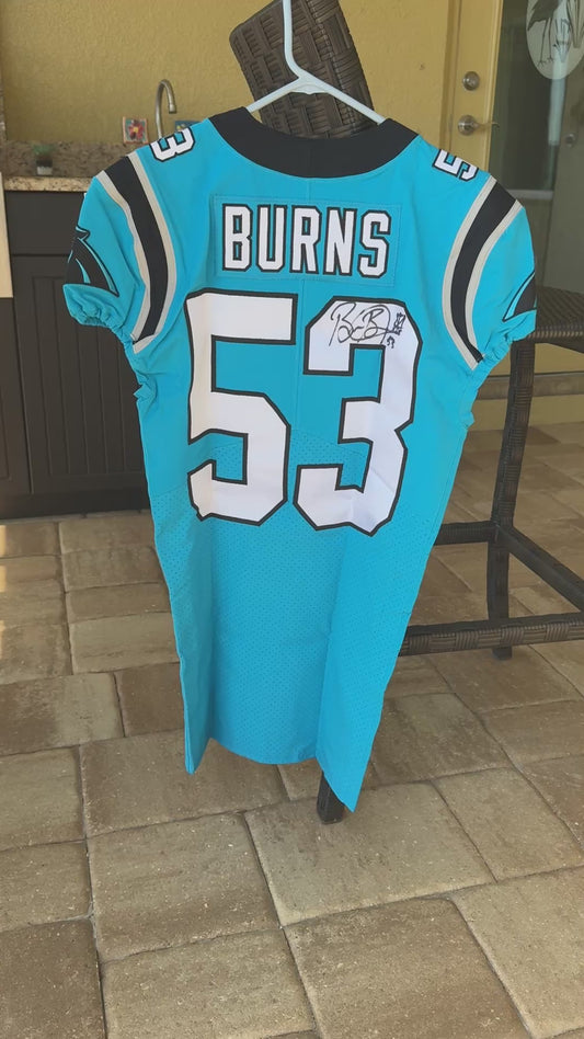 Brian Burns Hand-Signed✍️TEAM-ISSUED💪Carolina Panthers On-Field NFL Jersey PSA Certified