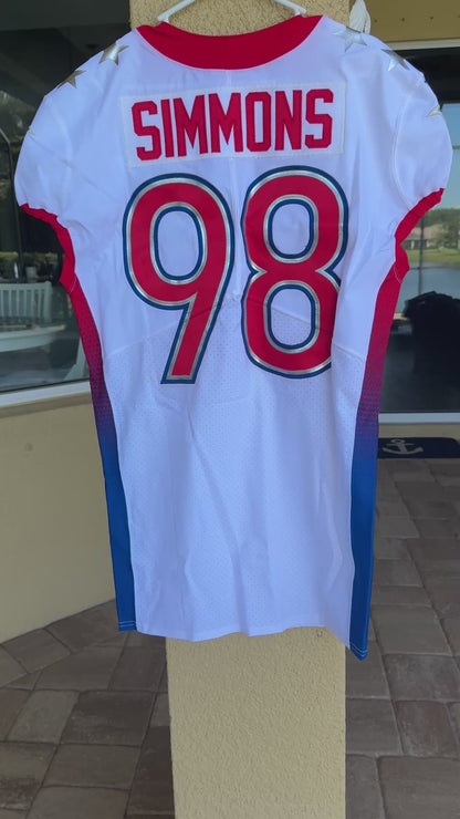Jeffery Simmons GAME ISSUED 2022 Pro Bowl 💥 Tennessee Titans NFL Nike Jersey 👕 Includes Certificate of Authentication 🛡️