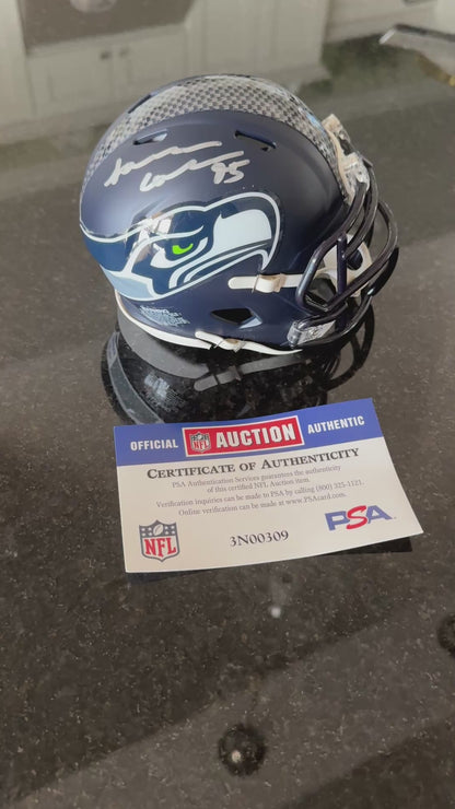 L.J. Collier Hand-Signed✍️Seattle Seahawks mini Helmet NFL Sports Memorabilia💯