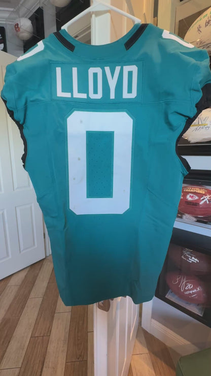 Devin Lloyd GAME-WORN 10/12/25 Jacksonville Jaguars🐆NFL Nike Jersey👕vs. Seahawks