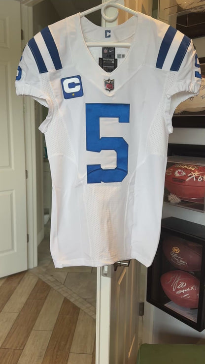 Anthony Richardson GAME ISSUED 💪 Indianapolis Colts Nike NFL Jersey 👕 Includes COA 📄🛡️