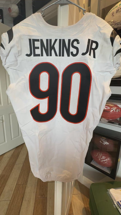 Kris Jenkins Jr. GAME-WORN 09/07/25💪Cincinnati Bengals🐅NFL Jersey vs Cleveland Browns