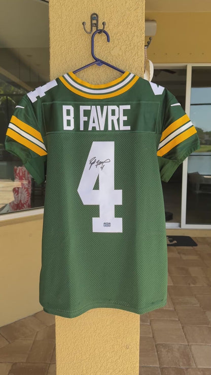 Brett Favre Signed ✍️ Green Bay Packers 🟢🟡 Nike ELITE On-Field NFL Jersey👕 Also includes Authenticity