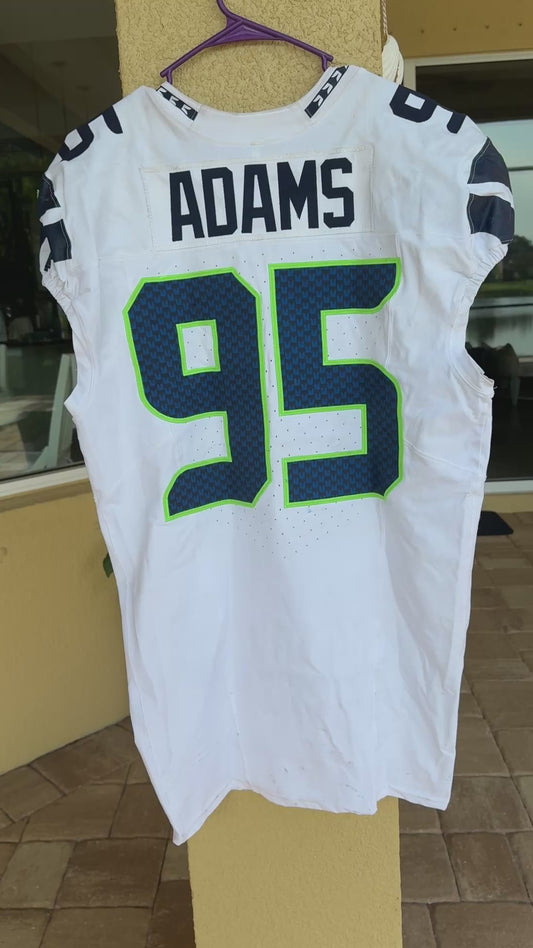 Myles Adams GAME-WORN💪Seattle Seahawks NFL Jersey👕 08/10/24 vs. Los Angeles Chargers and 08/17/24 vs. Tennessee Titans