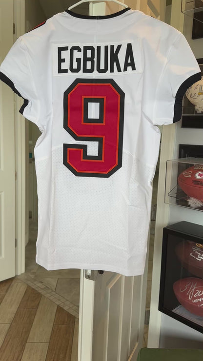 Emeka Egbuka GAME-ISSUED Tampa Bay Buccaneers On-Field Nike NFL Jersey🎽(White)