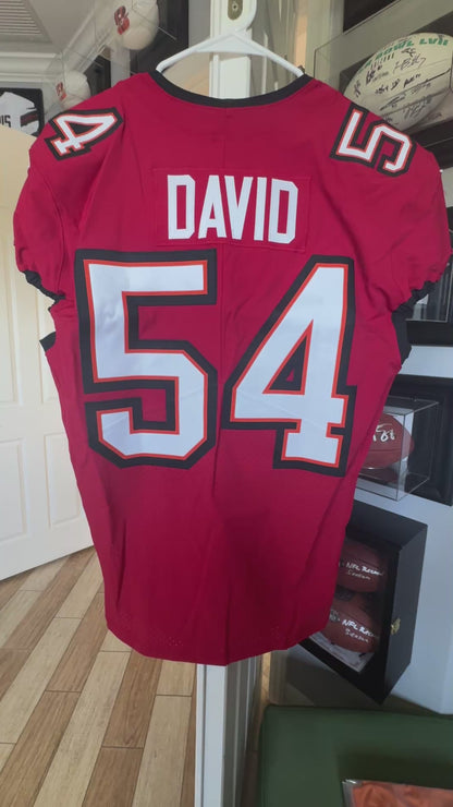 Lavonte David GAME ISSUED Tampa Bay Buccaneers Nike On-Field NFL Jersey Inc. COA