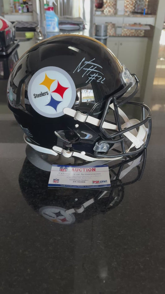 Najee Harris Signed✍️Pittsburgh Steelers Full-Size Authentic Speed NFL Helmet