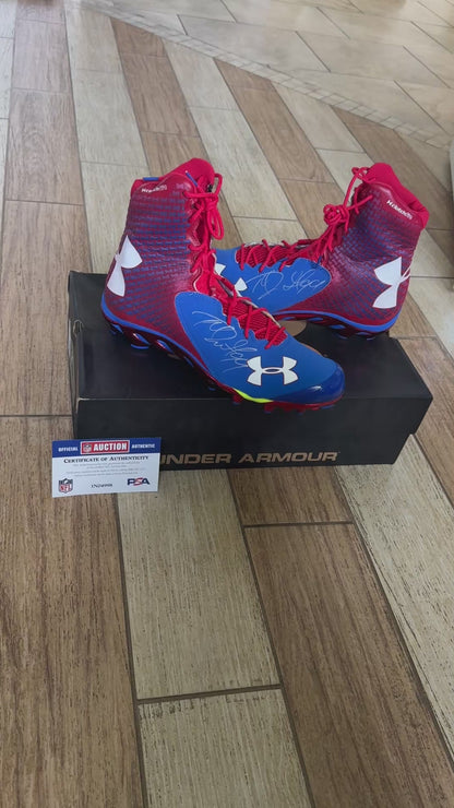 Marcell Dareus Signed✍️Buffalo Bills🦬Under Armour Cleats👟NFL Memorabilia💥