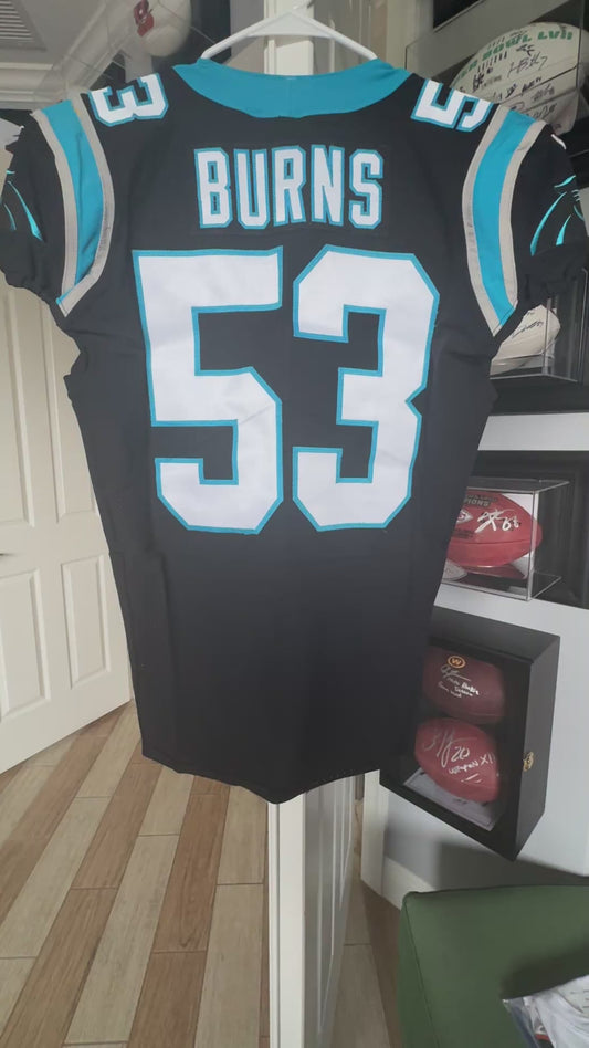 Brian Burns GAME WORN 💪 11/21/21 Carolina Panthers Nike On-Field NFL Jersey vs. Washington Commanders Also includes PSA Authenticity ✅