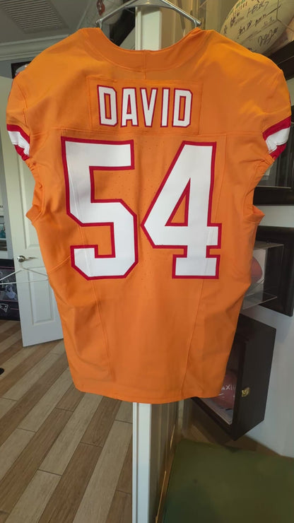 Lavonte David TEAM-ISSUED Tampa Bay Buccaneers On-Field NFL Creamsicle Jersey